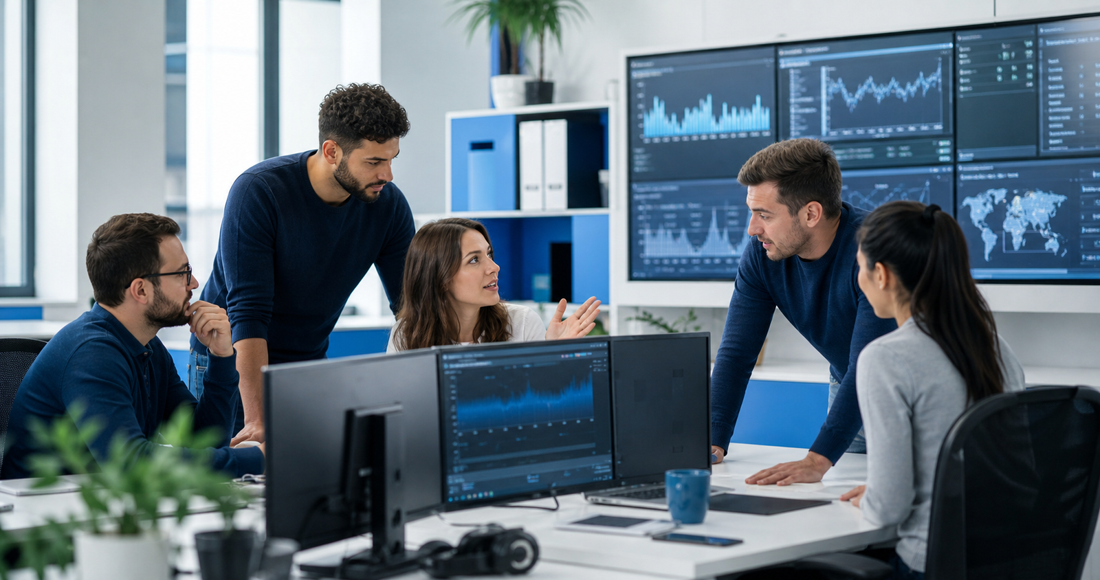 Das IPTVGerm Team bei der technischen Betreuung